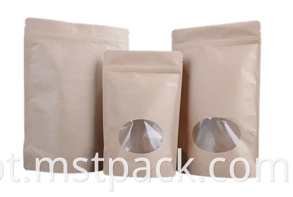 Kraft Paper Bag With Windows